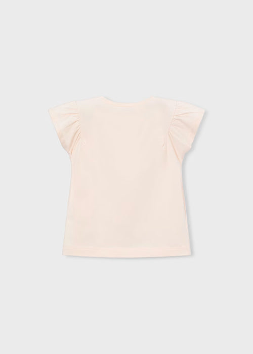 Mayoral Girls Short Sleeve Salmon T-Shirt
