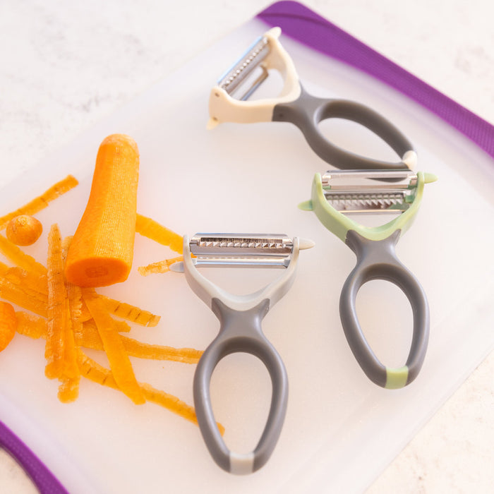 KitchenCraft Colourworks Classics 2 in 1 Peeler/Julienne Slicer