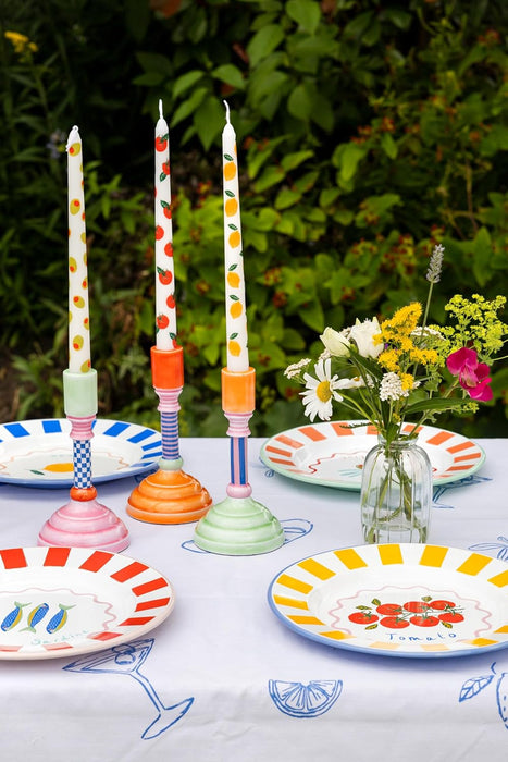 Talking Tables Tomato  Enamel Plate 25cm