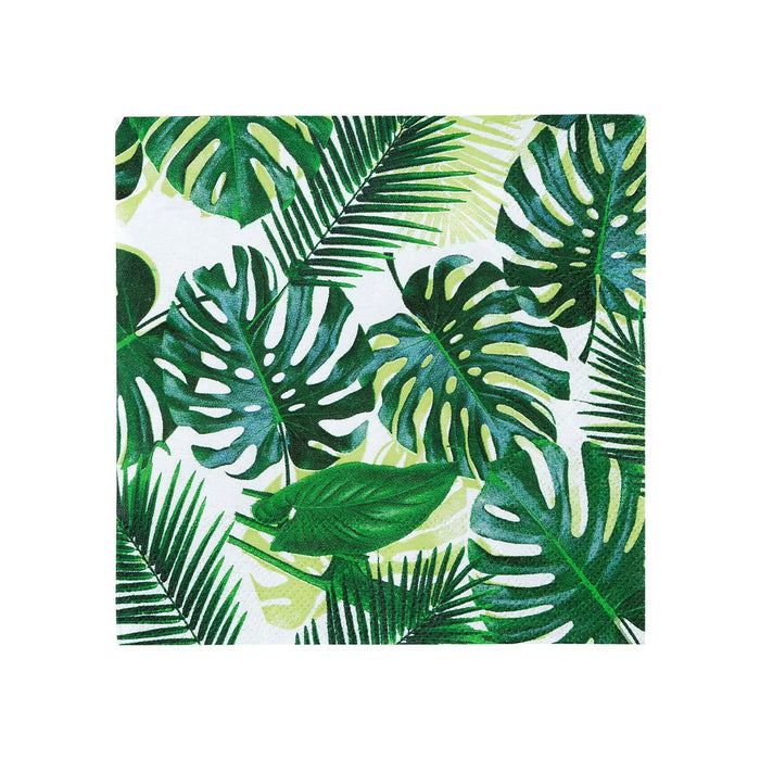 Talking Tables Tropical Fiesta Palm Leaf Cocktail Napkins 20 Pack