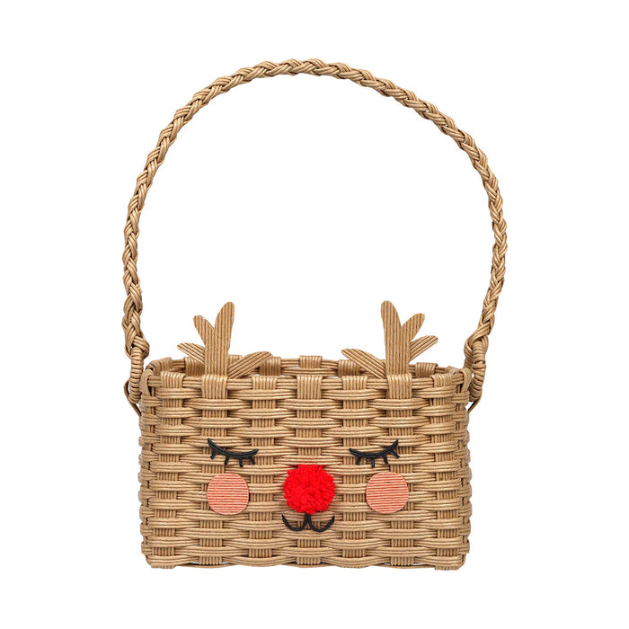 Talking Tables Christmas Recycled Reindeer Shaped Basket