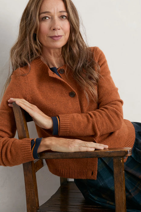 Seasalt Women's Tern Tide Cardigan In Rusted