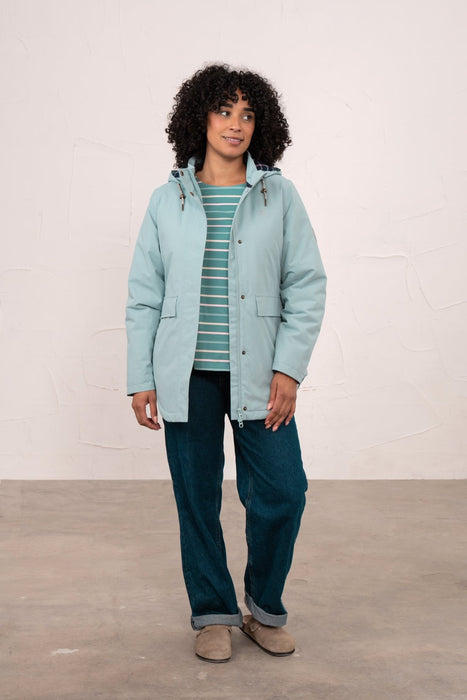 Lighthouse Women's Tess Coat In Duck Egg