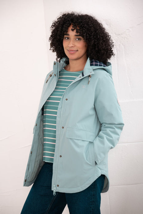 Lighthouse Women's Tess Coat In Duck Egg