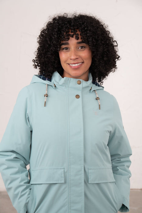 Lighthouse Women's Tess Coat In Duck Egg