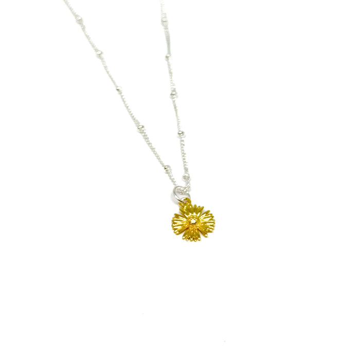 Clementine Thalia Daisy Necklace - Gold