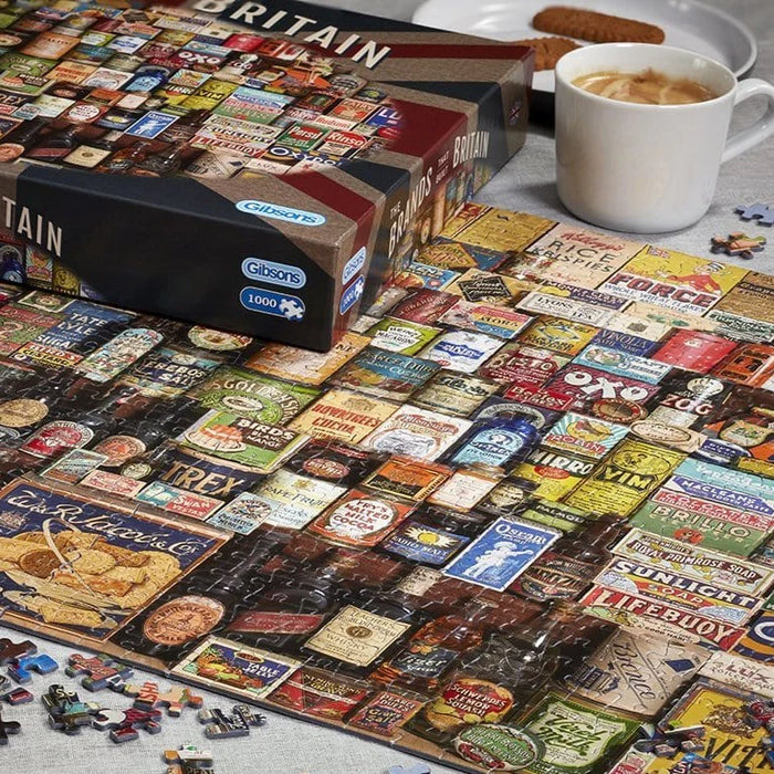 Gibsons The Brands That Built Britain 1000pc Jigsaw Puzzle
