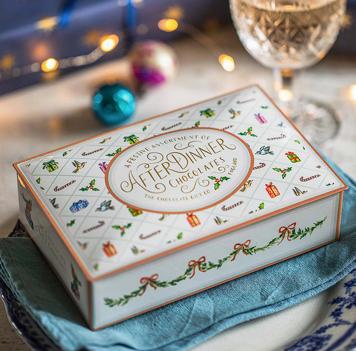 The Chocolate Gift Company After Dinner Chocolate Tin