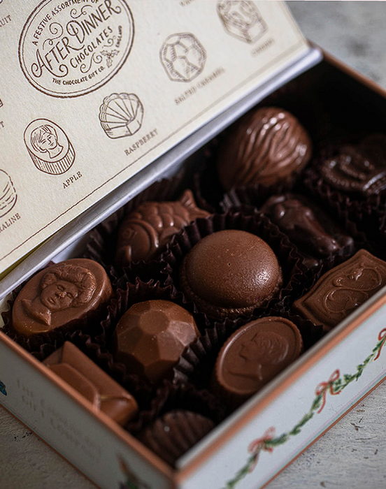 The Chocolate Gift Company After Dinner Chocolate Tin