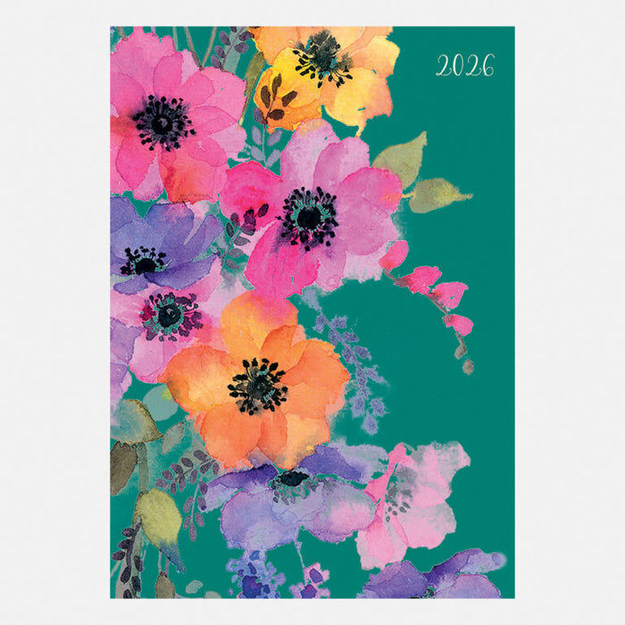 The Gifted Stationery Company 2026 Padded Diary - Anemone