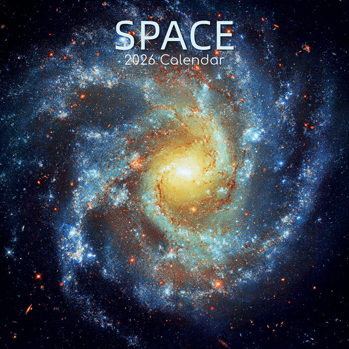 The Gifted Stationery Company 2026 Square Wall Calendar - Space