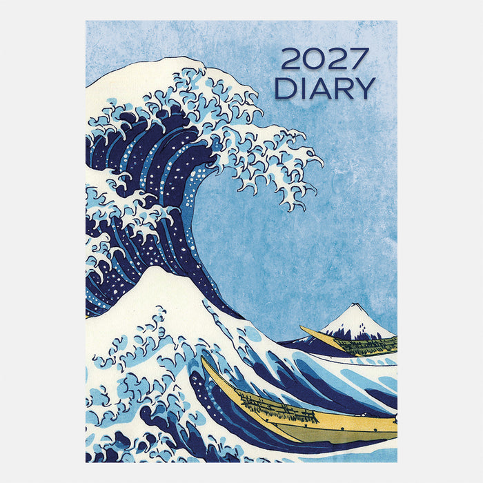 The Gifted Stationery Company 2027 A6 Flexi Diary - Hokusai