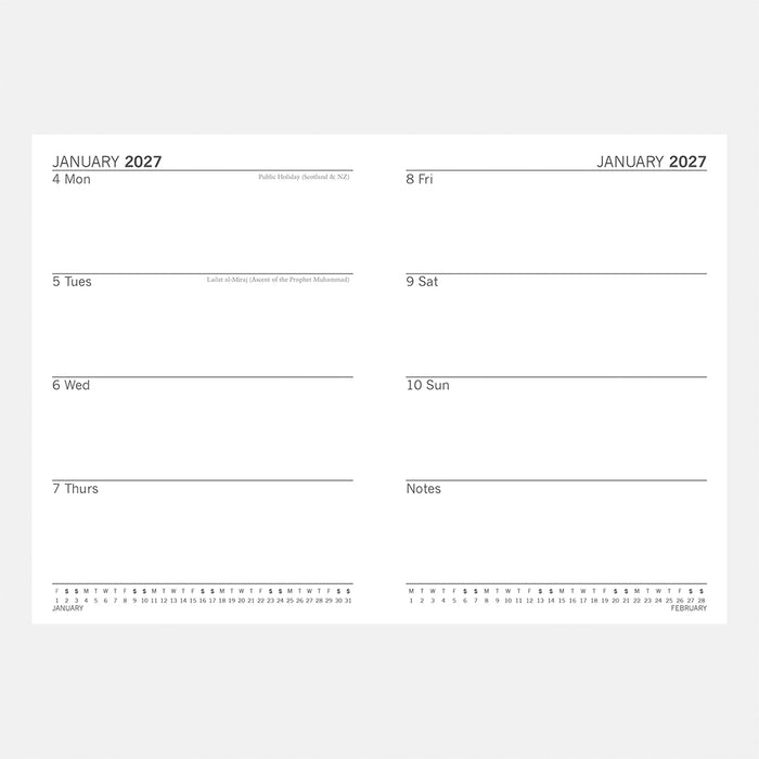 The Gifted Stationery Company 2027 A6 Flexi Diary - Radiance