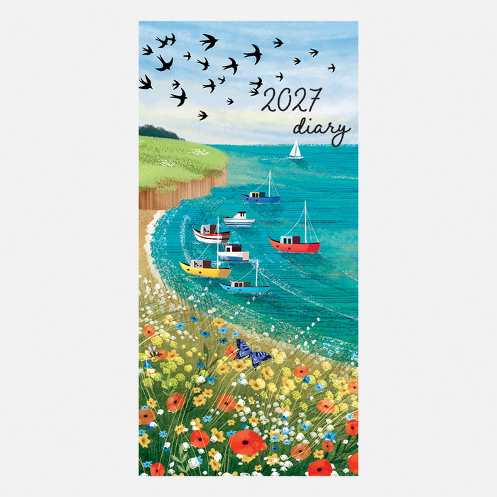 The Gifted Stationery Company 2027 Pocket Diary - Seaside