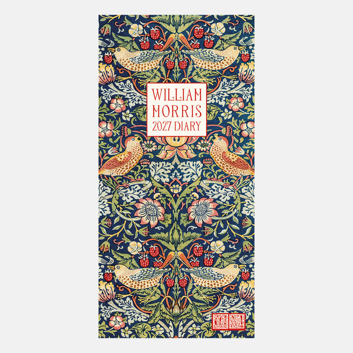 The Gifted Stationery Company 2027 Pocket Diary - Strawberry Thief