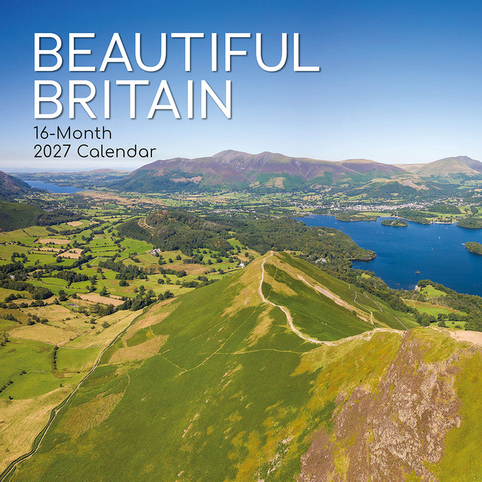 The Gifted Stationery Company 2027 Square Wall Calendar – Beautiful Britain