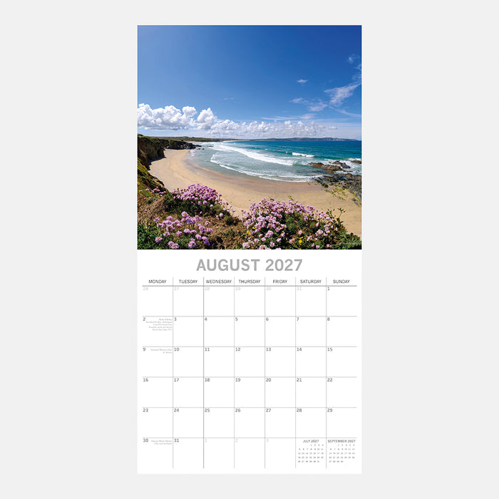 The Gifted Stationery Company 2027 Square Wall Calendar – Beautiful Britain