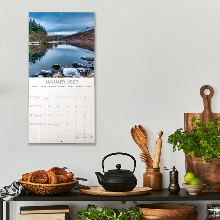 The Gifted Stationery Company 2027 Square Wall Calendar – Beautiful Britain