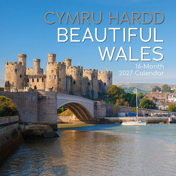 The Gifted Stationery Company 2027 Square Wall Calendar – Beautiful Wales