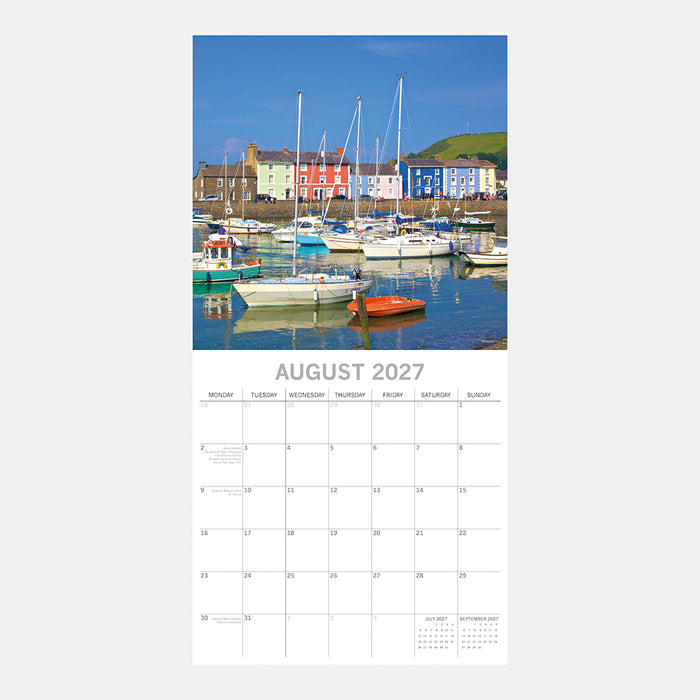 The Gifted Stationery Company 2027 Square Wall Calendar – Beautiful Wales