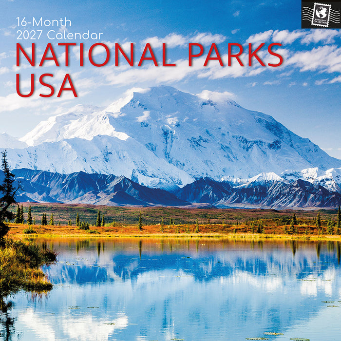 The Gifted Stationery Company 2027 Square Wall Calendar – National Parks USA