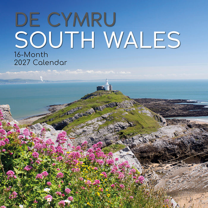The Gifted Stationery Company 2027 Square Wall Calendar – South Wales