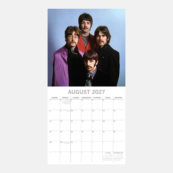 The Gifted Stationery Company 2027 Square Wall Calendar - The Beatles