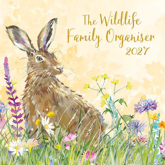 The Gifted Stationery Company 2027 Square Wall Calendar - The Wildlife
