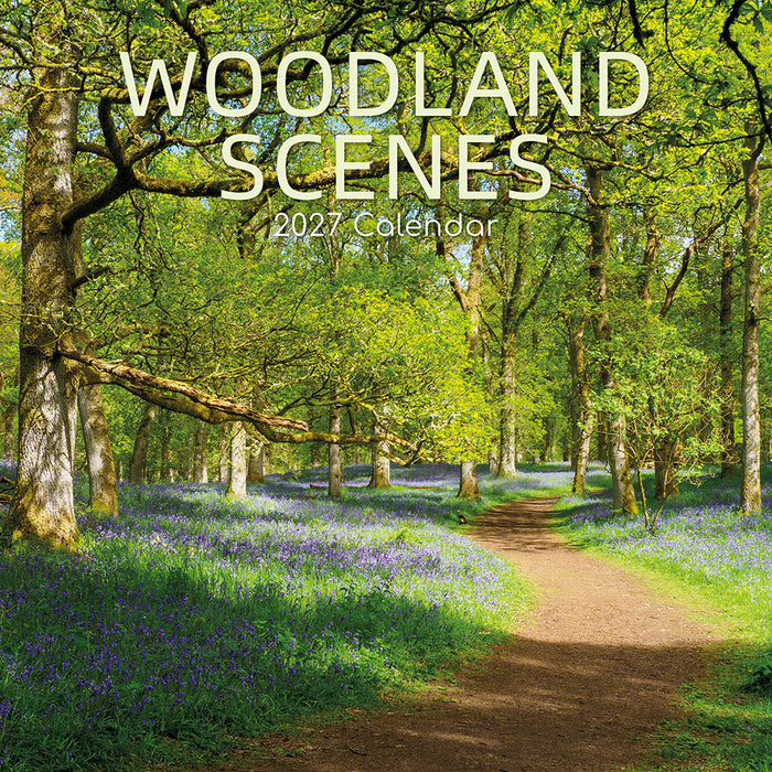 The Gifted Stationery Company 2027 Square Wall Calendar – Woodland Scenes