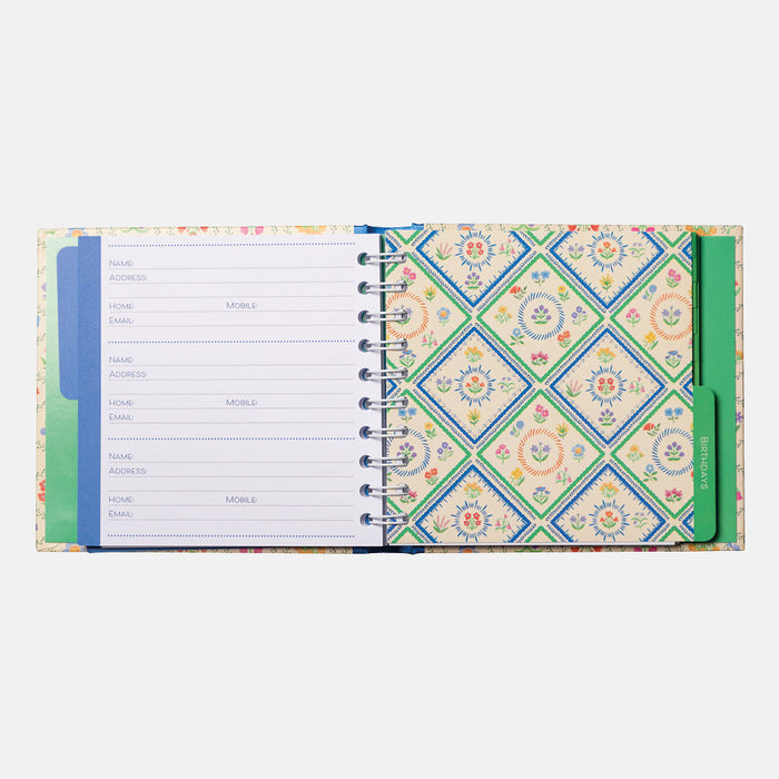 The Gifted Stationery Company Address & Birthday Book Enchanted Garden