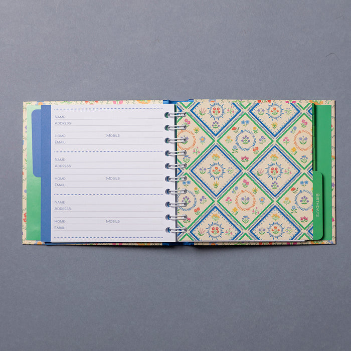The Gifted Stationery Company Address & Birthday Book Enchanted Garden