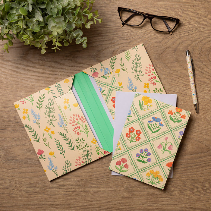 The Gifted Stationery Company Enchanted Garden A Notecard Wallet