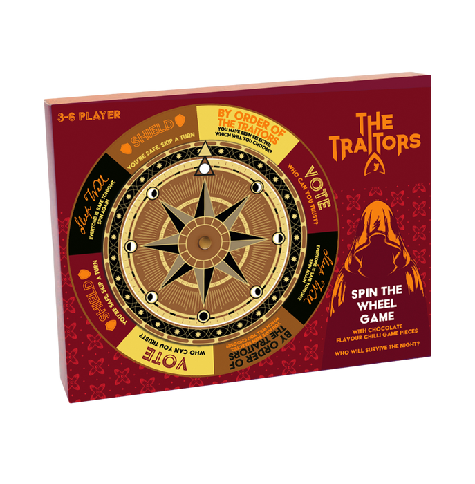 The Traitors Spin the Wheel Game Milk Chocolate Chilli Pieces