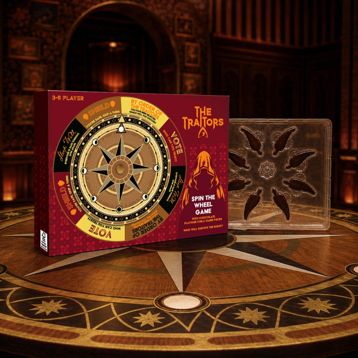 The Traitors Spin the Wheel Game Milk Chocolate Chilli Pieces