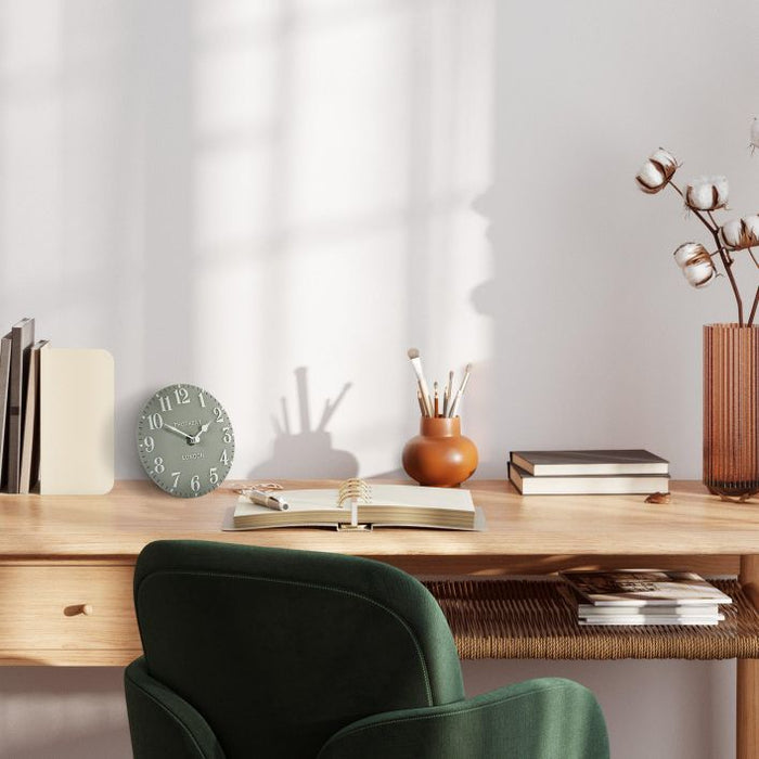 Gallery Direct Arabic Mantel Clock Seagrass