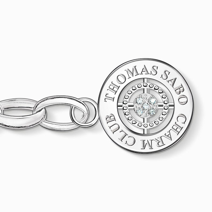 Thomas Sabo Classic Silver Diamond Charm Bracelet