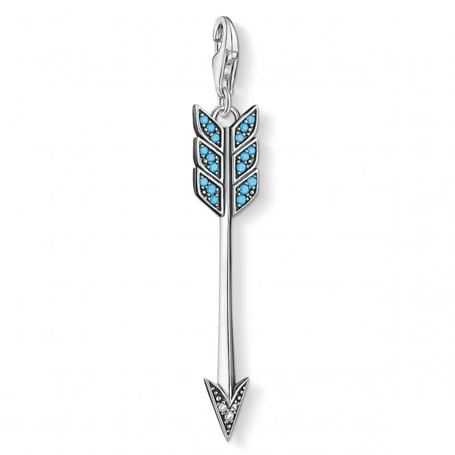 Thomas Sabo Arrow Charm With Turquoise