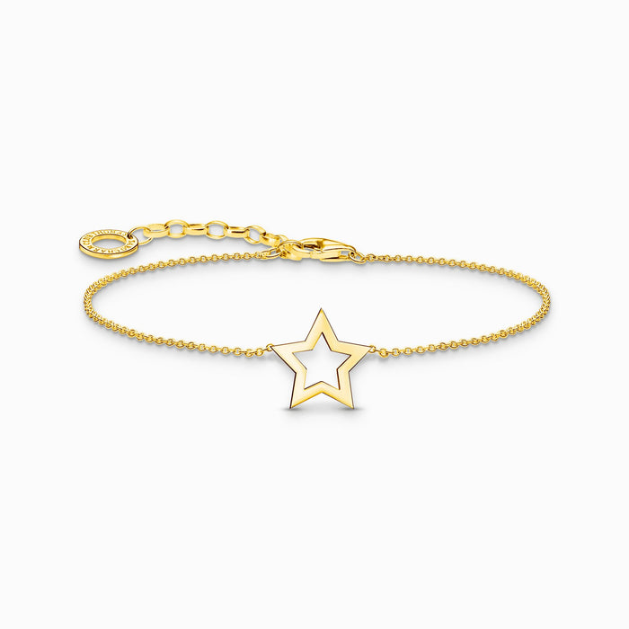 Thomas Sabo Star Pendant Gold Bracelet