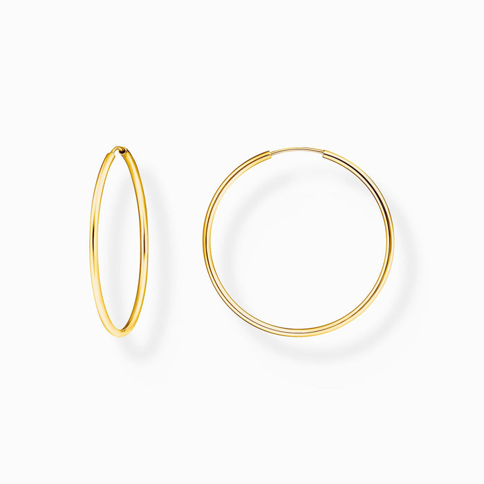 Thomas Sabo Gold Medium Hoop Earrings