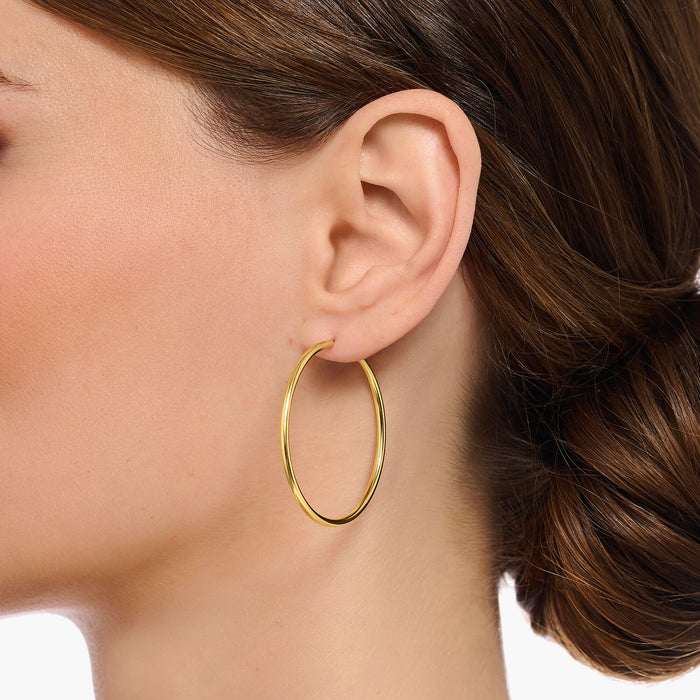 Thomas Sabo Gold Medium Hoop Earrings