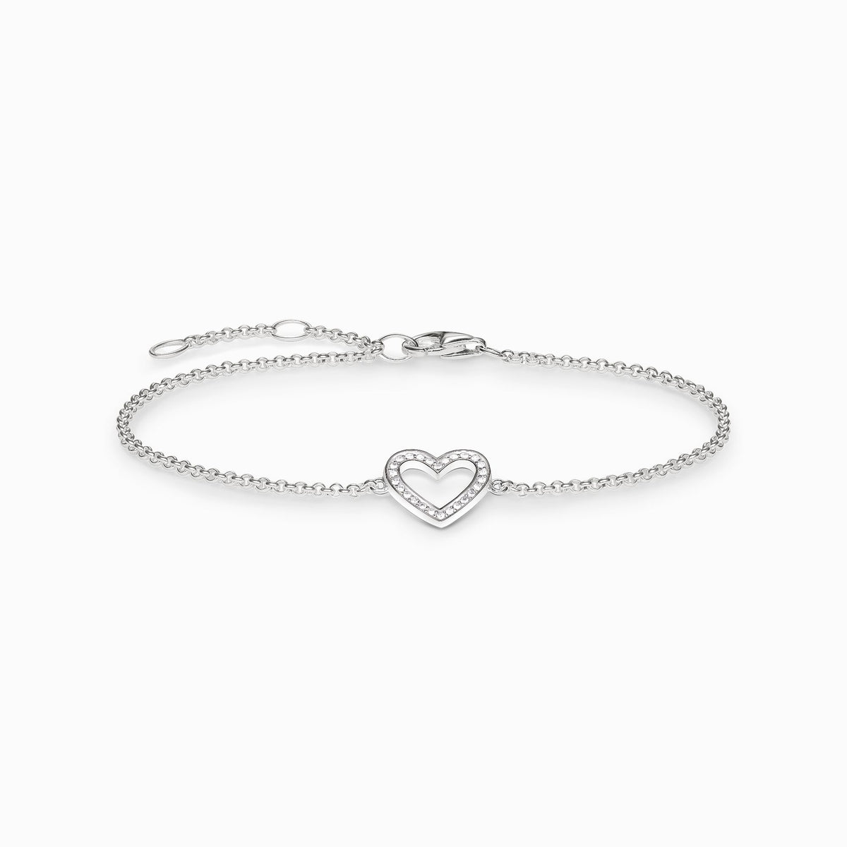 Thomas Sabo Open Heart Silver Bracelet — Maple Gifts