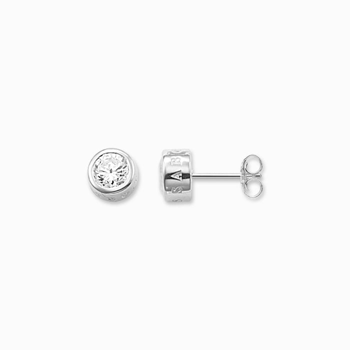 Thomas Sabo Large White Stone Ear Studs