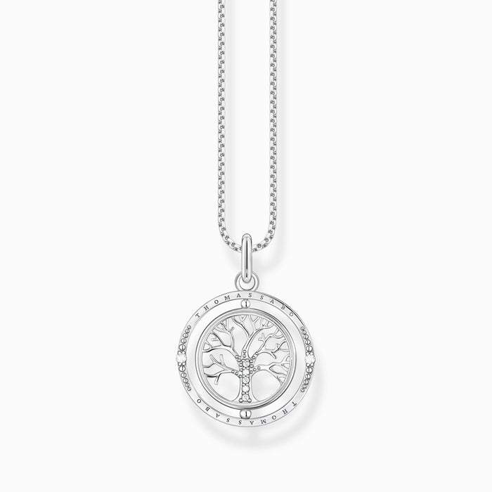 Thomas Sabo Tree Of Love Silver Necklace