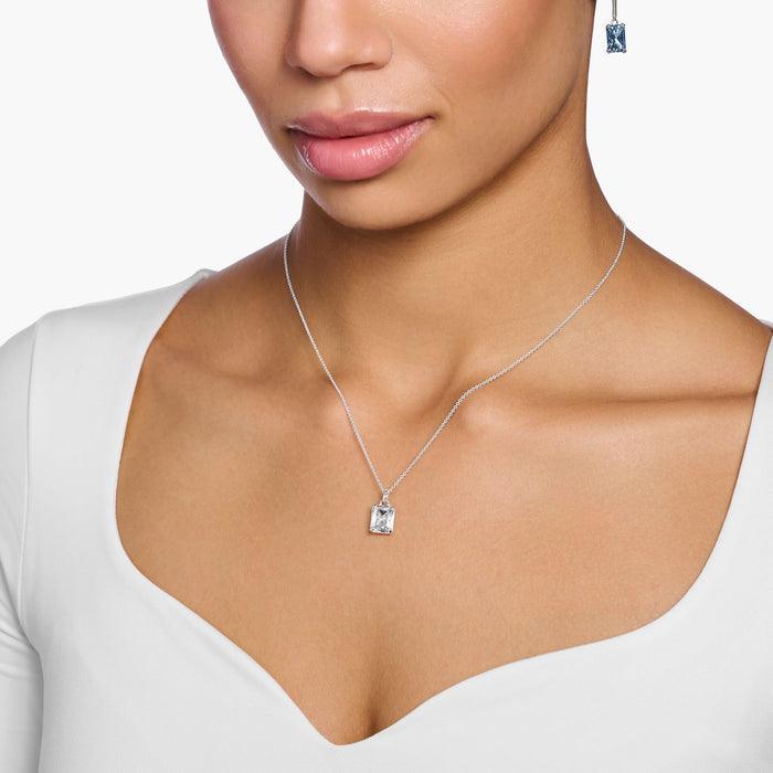 Thomas Sabo White Stone Silver Necklace