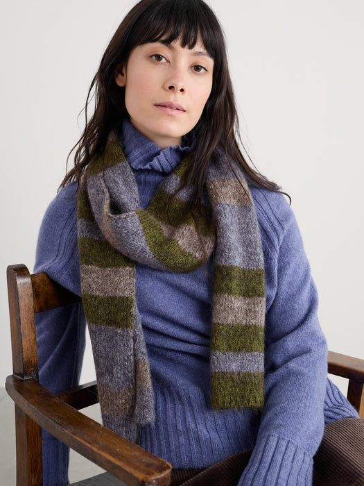 Seasalt Women's Thrift Bloom Scarf In Rhythm Laurel Mix