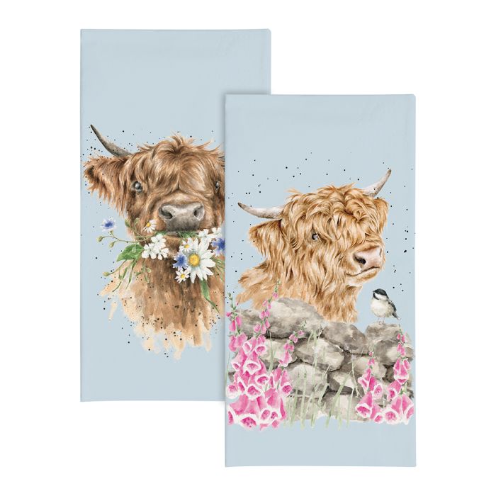 Wrendale 'Daisy Coo' Highland Cow Pocket Tissues