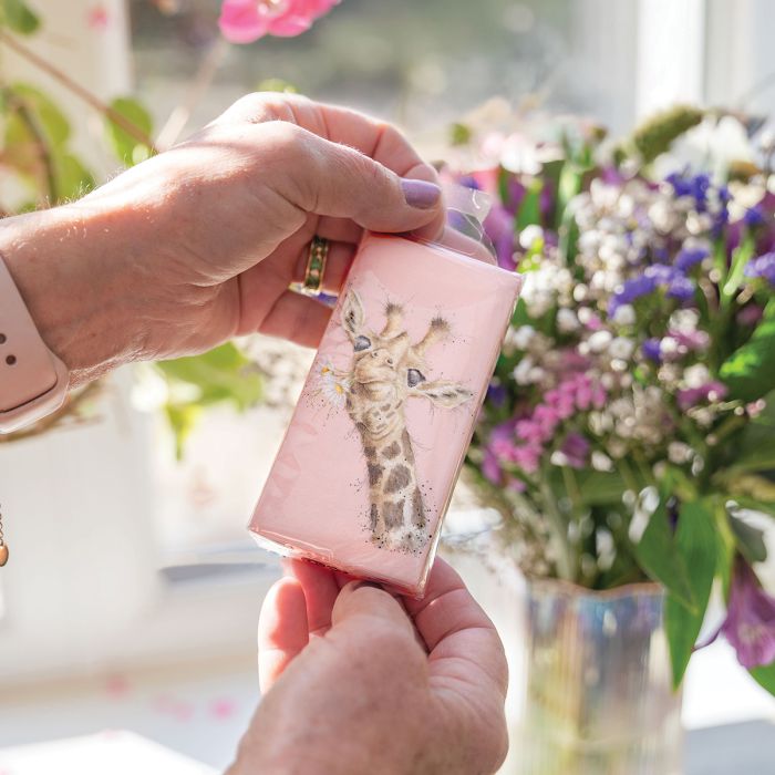 Wrendale 'Flowers' Giraffe Pocket Tissues