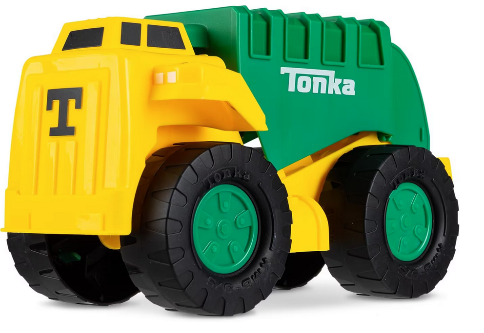 Tonka Steel Classics Green Scoop And Hauler Garbage Truck