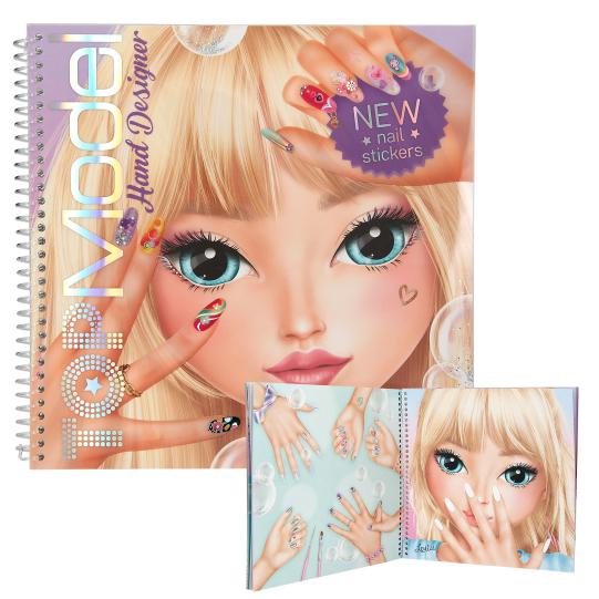 TOPModel Create Your Hand-Design Colouring Book