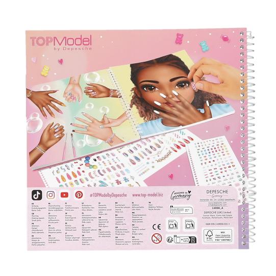 TOPModel Create Your Hand-Design Colouring Book